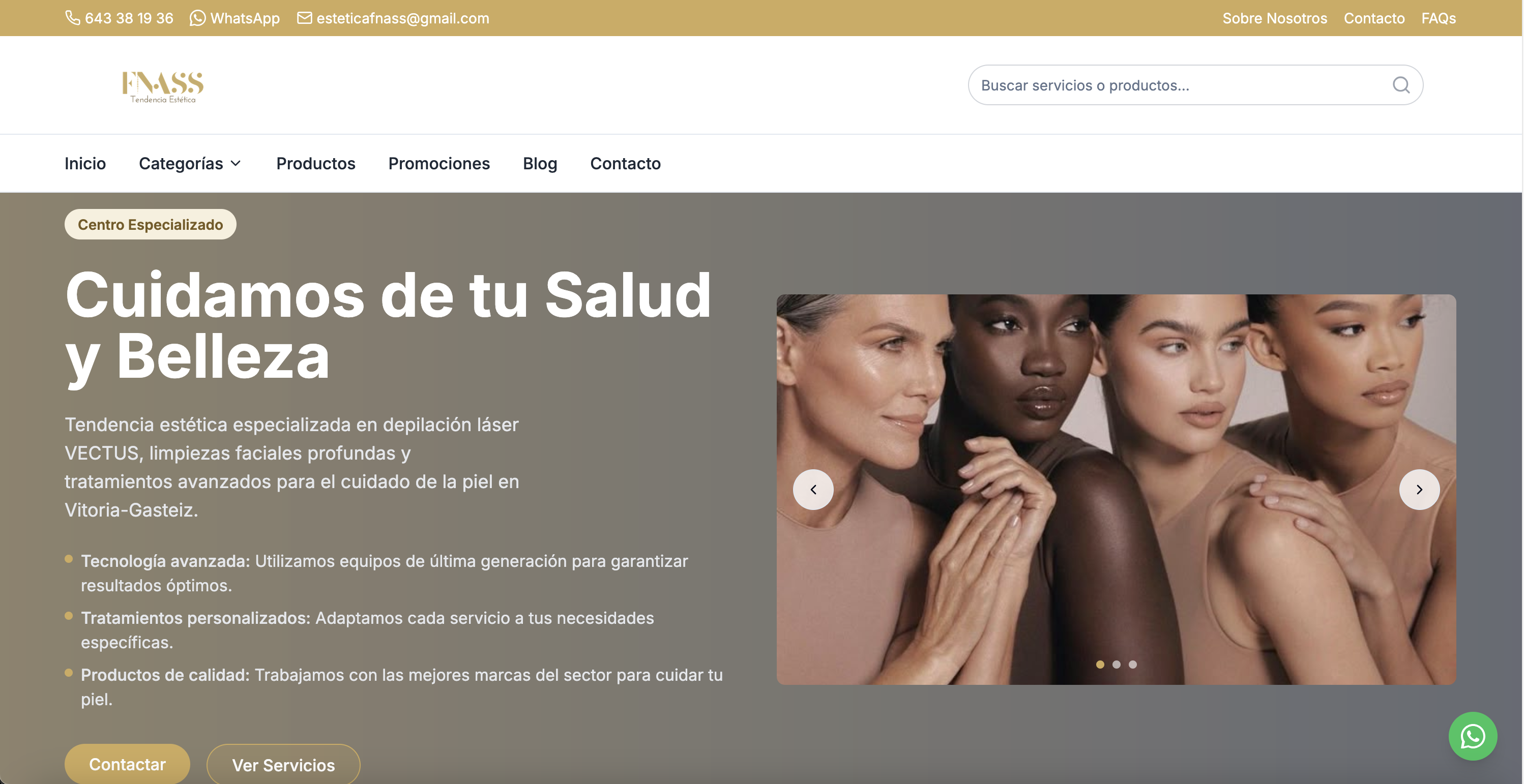 Sitio web FNASS.es