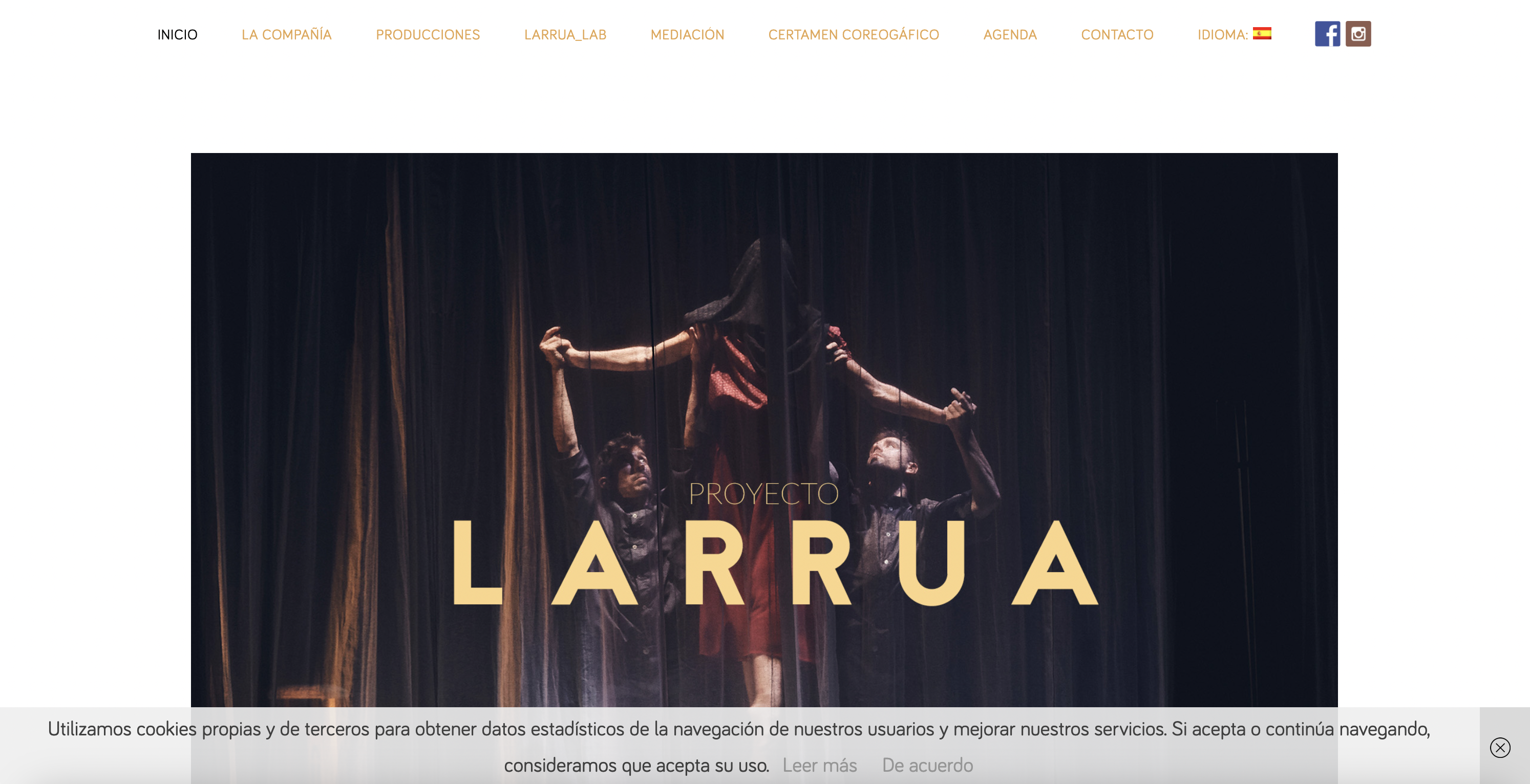 Sitio web Proyectolarrua.com